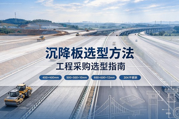 渭南沉降板选择方法