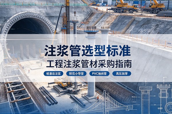 渭南注浆管选型标准
