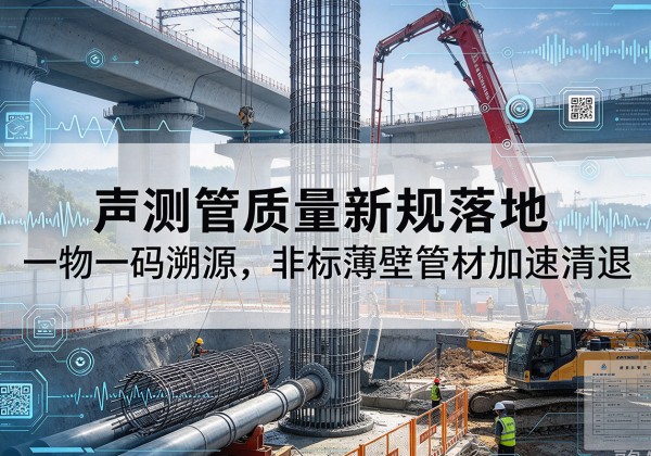 渭南声测管质量新规落地，一物一码溯源，非标薄壁管材加速清退