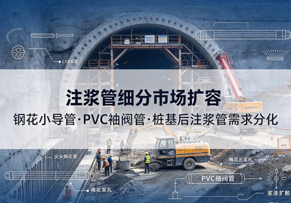 渭南注浆管细分市场扩容，隧道钢花小导管、PVC 袖阀管、桩基后注浆管需求分化
